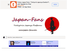 Tablet Screenshot of japan-fans.com